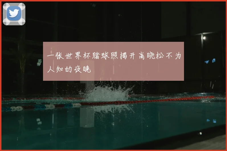 一张世界杯赌球照揭开高晓松不为人知的夜晚