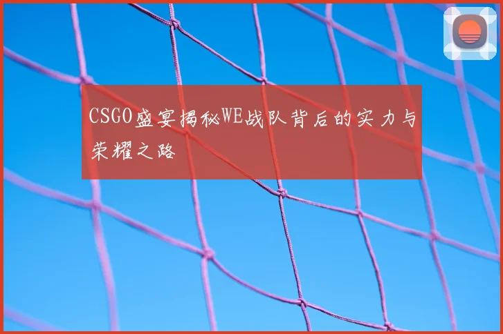 CSGO盛宴揭秘WE战队背后的实力与荣耀之路