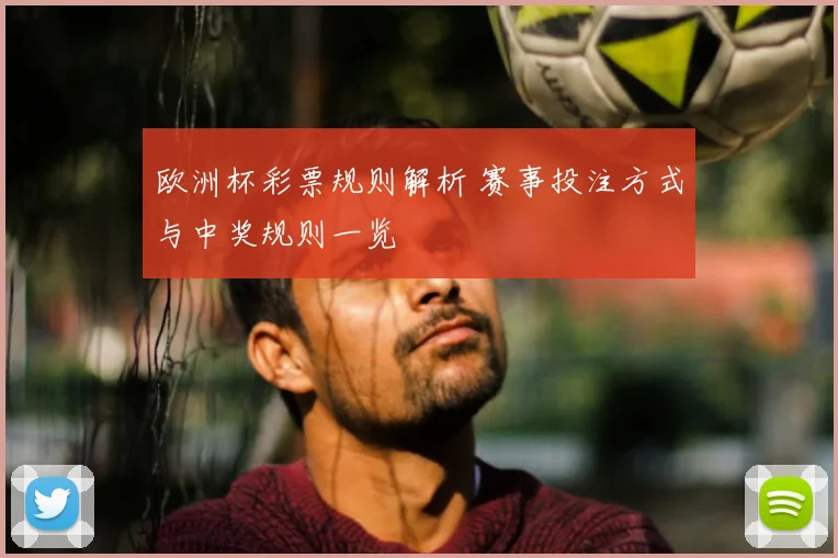 欧洲杯彩票规则解析 赛事投注方式与中奖规则一览